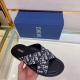 Dior Alias Sandals Blue Oblique