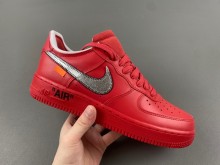 Off White x Nike Air Force 1 red