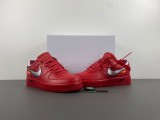 Off White x Nike Air Force 1 red
