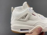  Jordan 4 Retro Levi's White