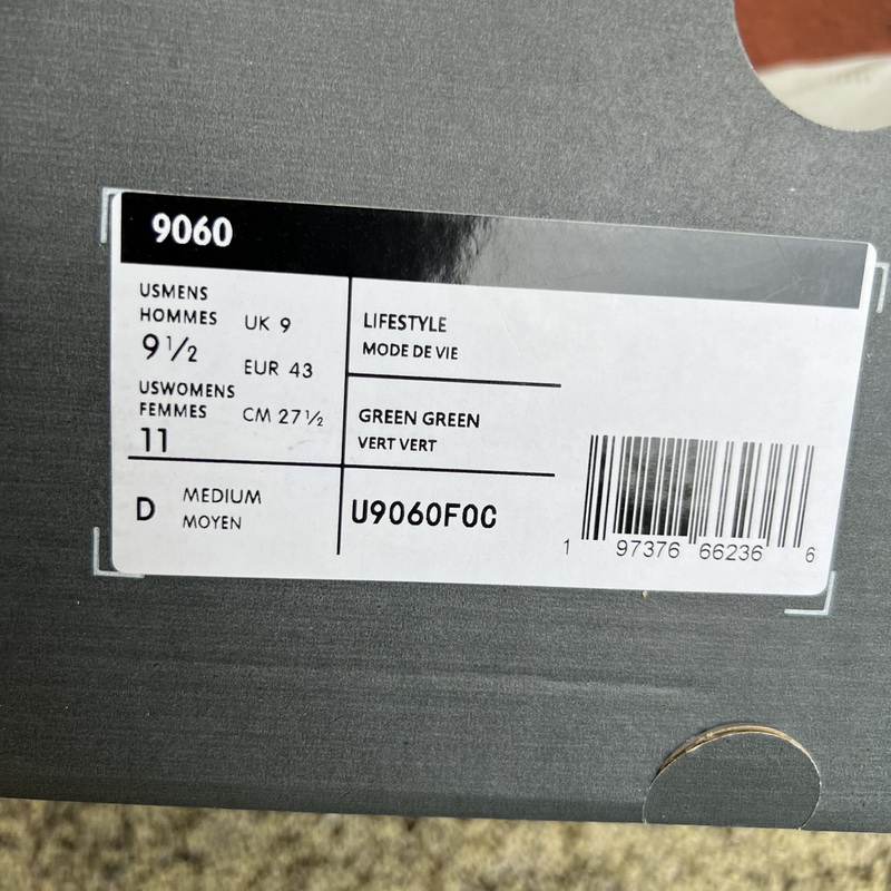 New Balance 9060 Green Grey