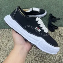 Maison Mihara Yasuhiro Baker OG Sole Canvas Low Black