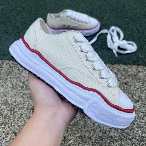 Maison Mihara Yasuhiro Peterson OG Sole Canvas Low Natural