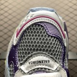 Balenciaga Runner Leather Free Grey Light Purple Neon Yellow White