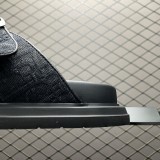 Dior Aqua Sandals Black Oblique Canvas