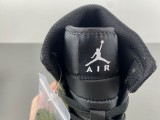 Jordan 1 Mid Black White Olive