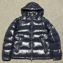Moncler Enfant New Maya Puffer Jacket Blue
