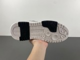 OFF-WHITE Out Of Office OOO Low Tops Black White