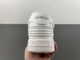 OFF-WHITE Out Of Office OOO Low Tops Black White