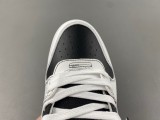 OFF-WHITE Out Of Office OOO Low Tops Black White
