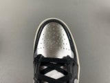 Jordan 1 Mid SE Black Metallic Silver Sail Metallic Gold