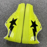 A Bathing Ape Bape Sta #2 Yellow Patent