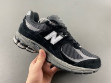 New Balance 2002R Black Dark Grey White