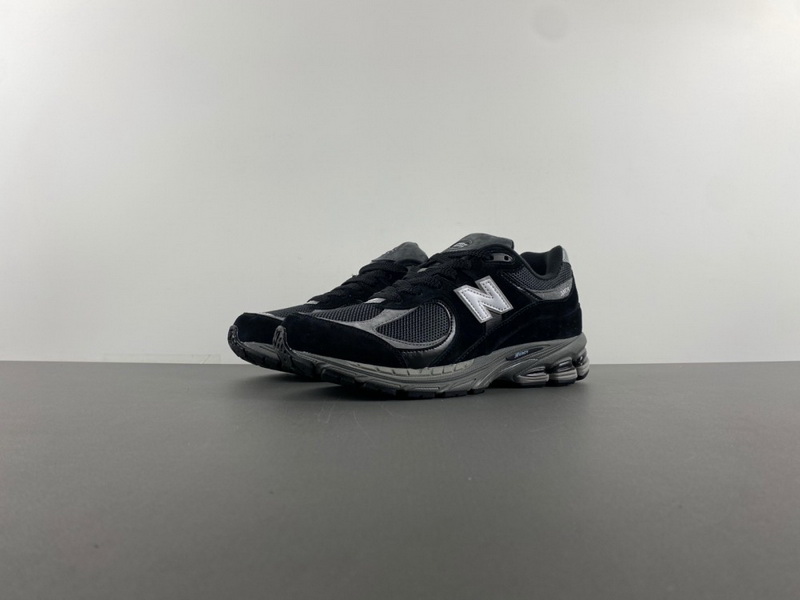 New Balance 2002R Black Dark Grey White