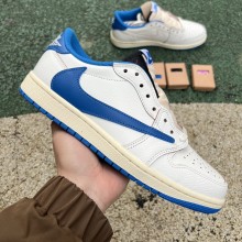 Jordan 1 Retro Low OG SP Travis Scott Sail Shy Pink