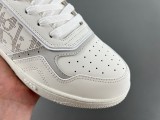 Dior B27 Low-Top White Calfskin