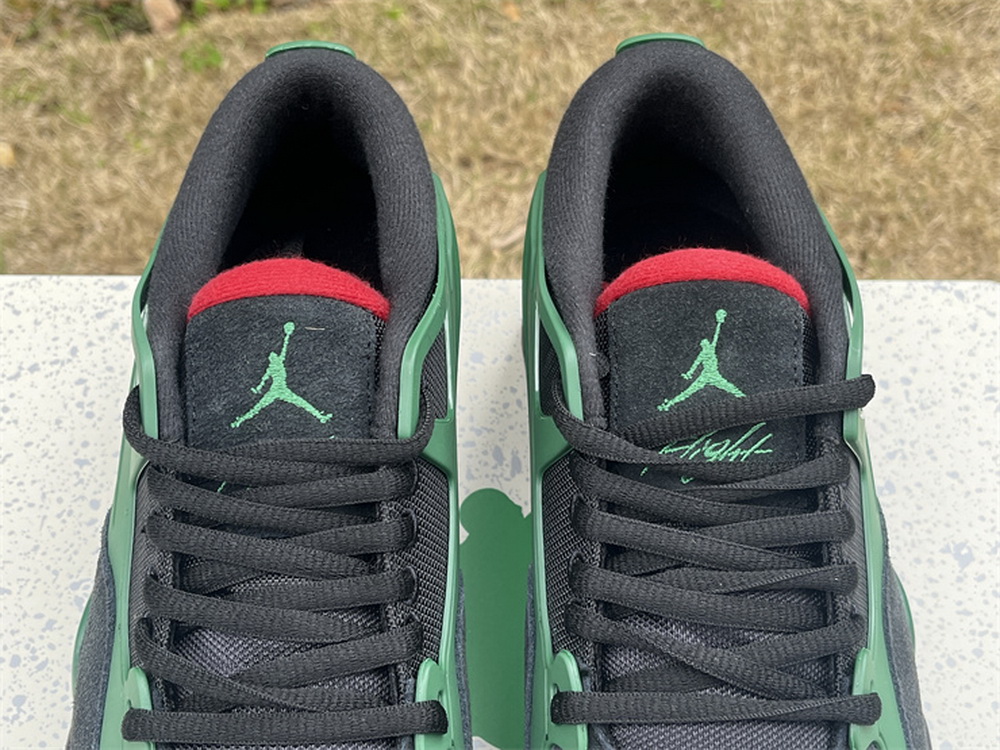 Jordan 4 RM Black Gorge Green University Red