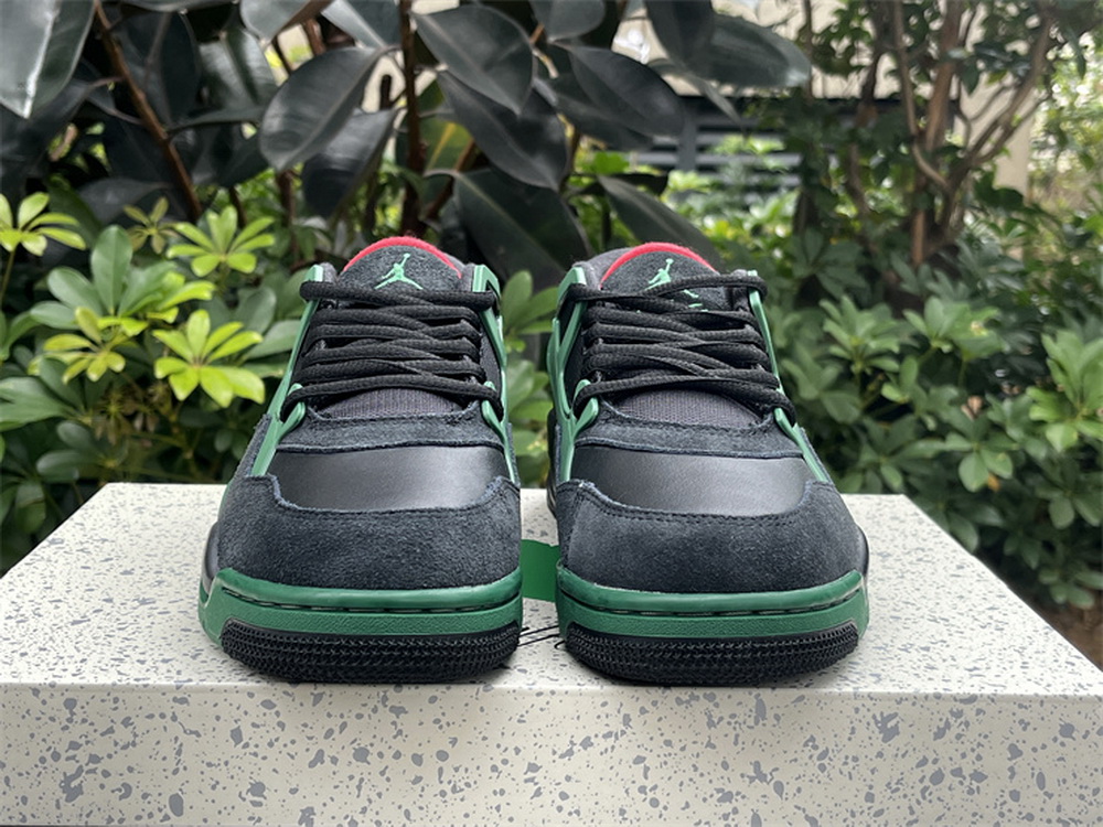 Jordan 4 RM Black Gorge Green University Red