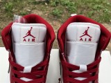 Jordan 1 Mid SE Red Cracked Leather