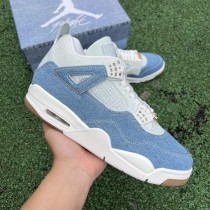 Air Jordan 4 Denim  Worn Blue”