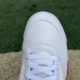 Jordan 5 Retro Fire Red Black Tongue 2025