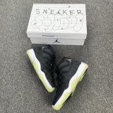 Jordan 11 Retro Black Barely Volt  GS