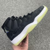 Jordan 11 Retro Black Barely Volt  GS