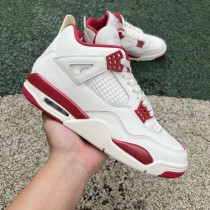 Jordan 4 Retro Pale Ivory Sierra Red GS
