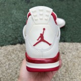 Jordan 4 Retro Pale Ivory Sierra Red