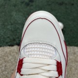 Jordan 4 Retro Pale Ivory Sierra Red