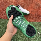 Air Jordan 12 “Bucks” White/Multi-Color 