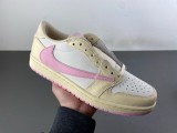Jordan 1 Retro Low OG SP Travis Scott Shy Pink