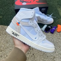 Off-White x Air Jordan 1 High OG  Alaska  GS