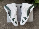 Jordan 14 Retro White Forest Green