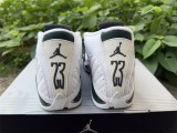 Jordan 14 Retro White Forest Green