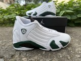 Jordan 14 Retro White Forest Green