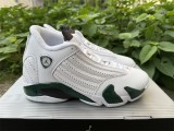 Jordan 14 Retro White Forest Green
