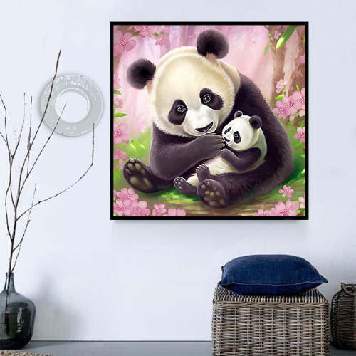 Panda Diy Paint By Numbers Kits UK For Adult Kids MJ8062