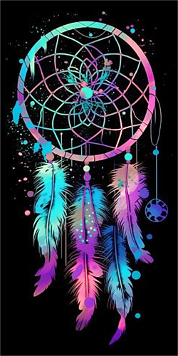 Dream Catcher Diy Paint By Numbers Kits UK For Adult Kids MJ9534