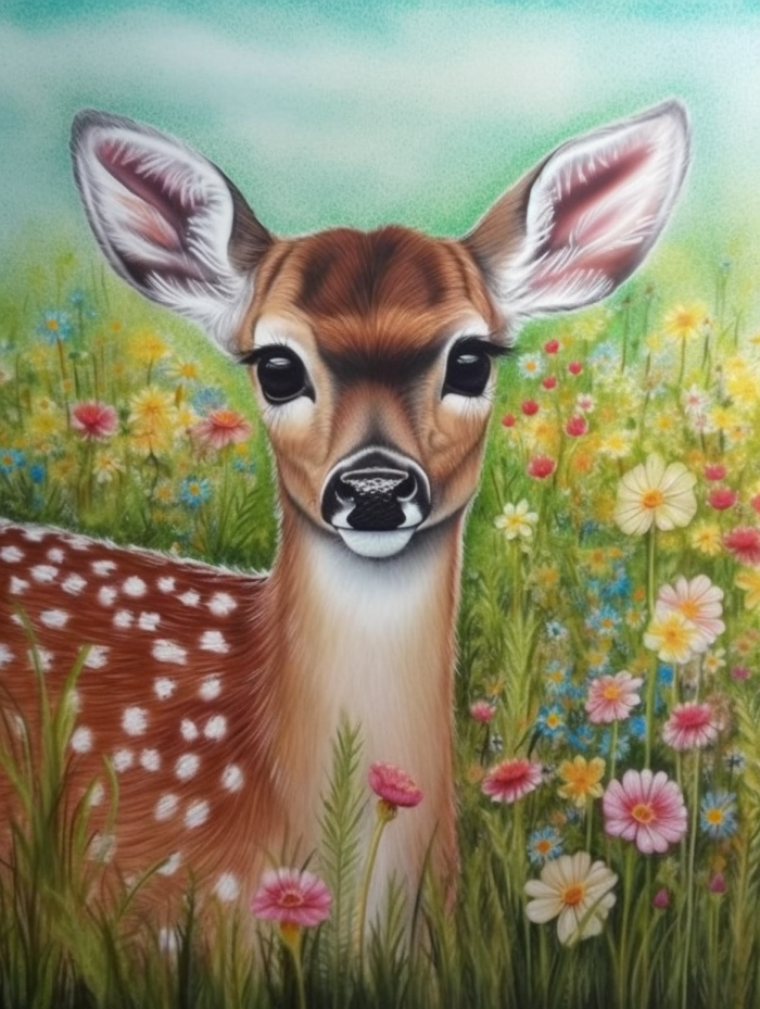 13.99 - Deer Paint By Numbers Kits UK MJ9306 - www.victoriasmoon.uk