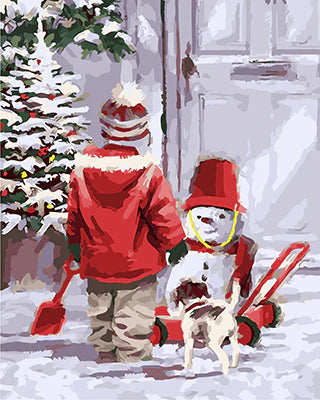 Christmas Diy Paint By Numbers Kits UK For Adult Kids GX22214