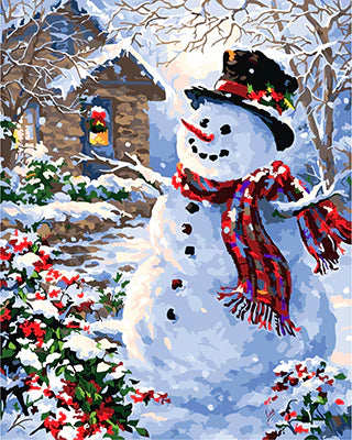 Christmas Diy Paint By Numbers Kits UK For Adult Kids GX22218