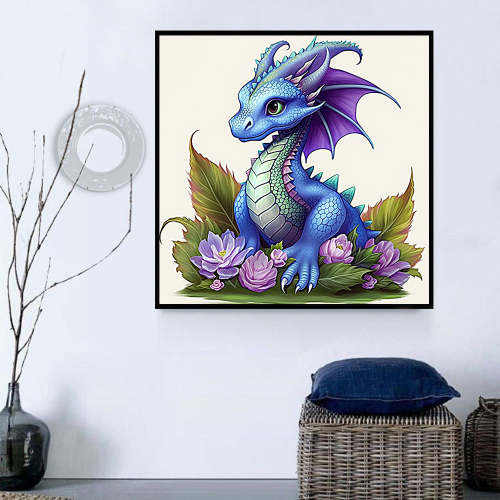 Dragon Paint By Numbers Kits UK MJ2090
