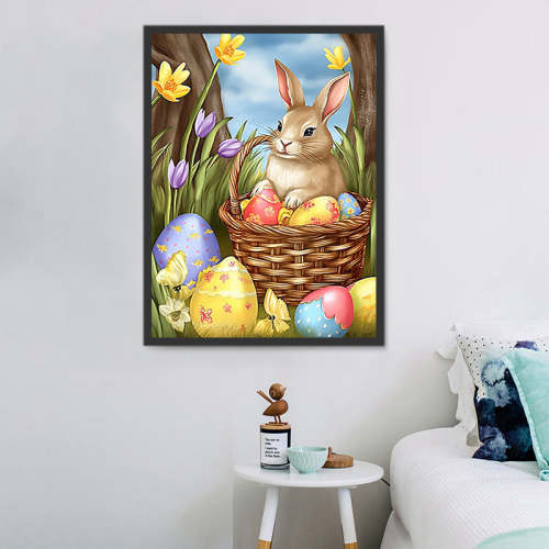 Rabbit Paint By Numbers Kits UK MJ9829