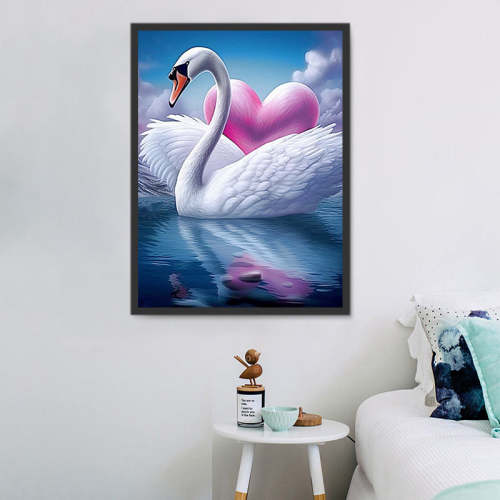 Swan Paint By Numbers Kits UK MJ9885