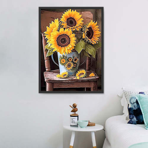 Sunflower Paint By Numbers Kits UK MJ2749