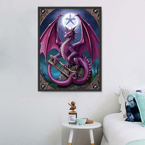 Dragon Paint By Numbers Kits UK MJ2149