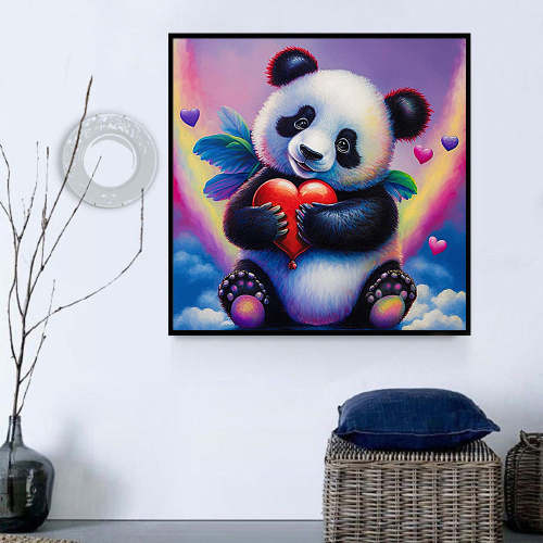 Panda Diy Paint By Numbers Kits UK For Adult Kids MJ8068