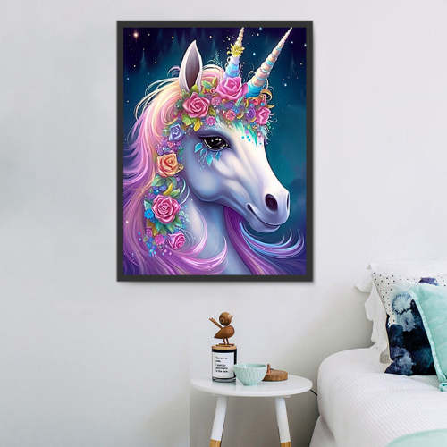 Unicorn Paint By Numbers Kits UK MJ1674
