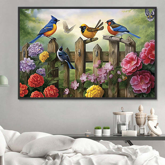 Bird Paint By Numbers Kits UK MJ9984